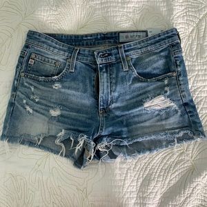 Denim shorts